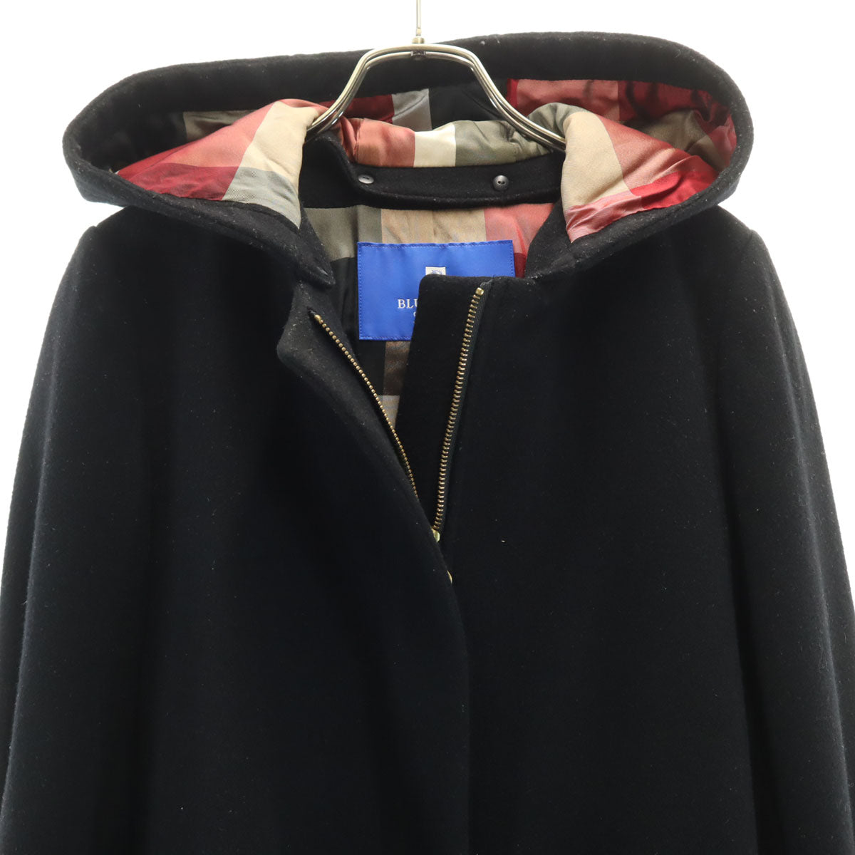 BLUE LABEL CRESTBRIDGE ブルーレーベルクレストブリッジ ウールコート 38 ブラック レディース