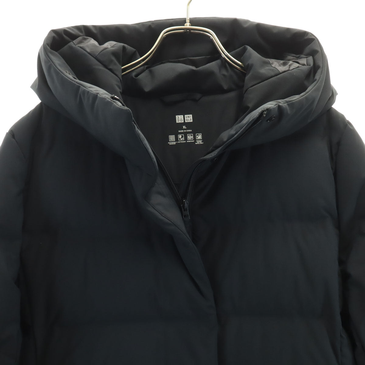 UNIQLO ユニクロ シームレス ダウンコート XL ブラック レディース