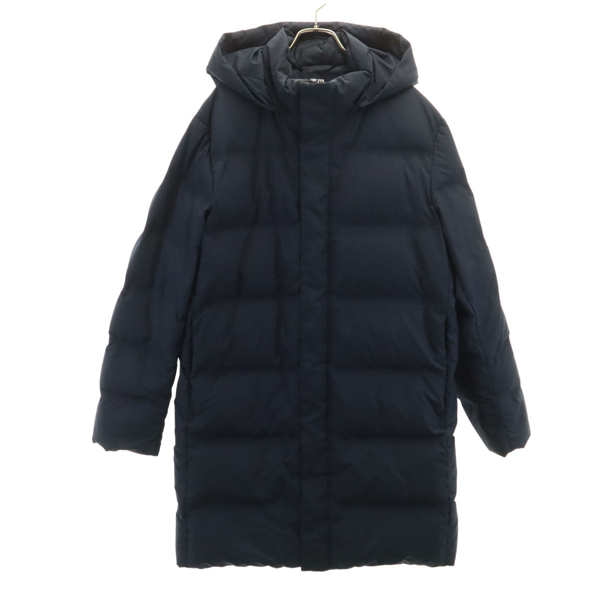 UNIQLO ユニクロ シームレス ダウンコート L ネイビー メンズ