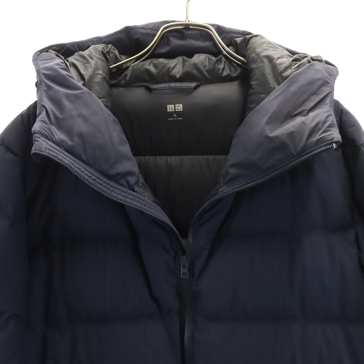 UNIQLO ユニクロ シームレス ダウンコート XL ネイビー メンズ