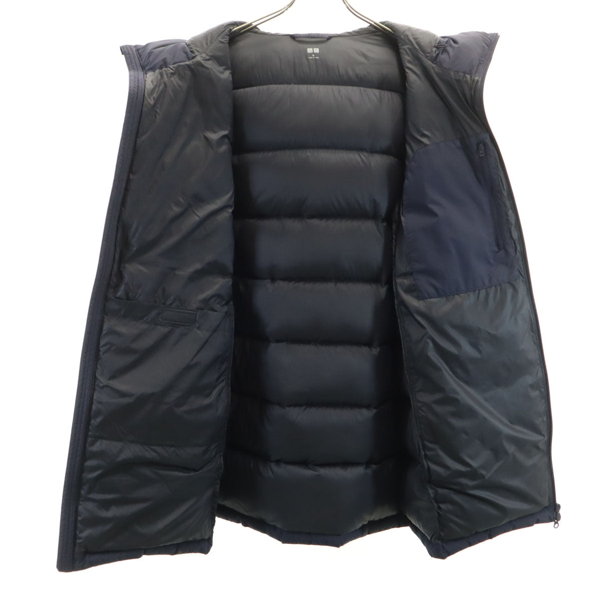 UNIQLO ユニクロ シームレス ダウンコート XL ネイビー メンズ