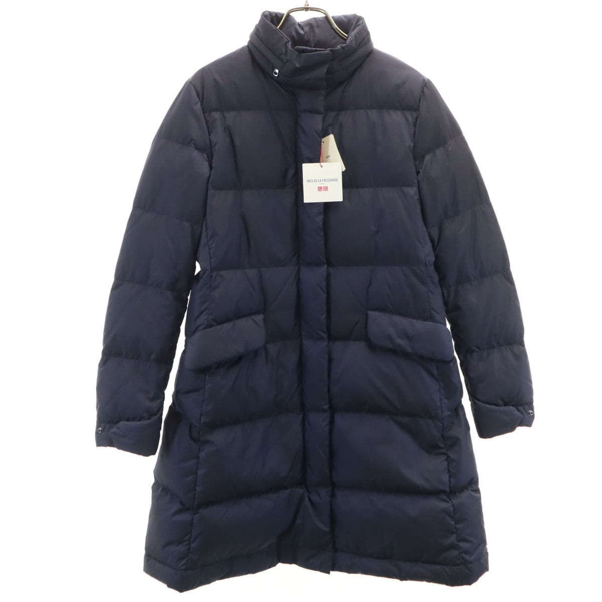 UNIQLO ユニクロ 未使用 INES DE LA FRESSANGE イネス・ド・ラ・フレサンジュ コラボ ダウンコート M ネイビー レディース