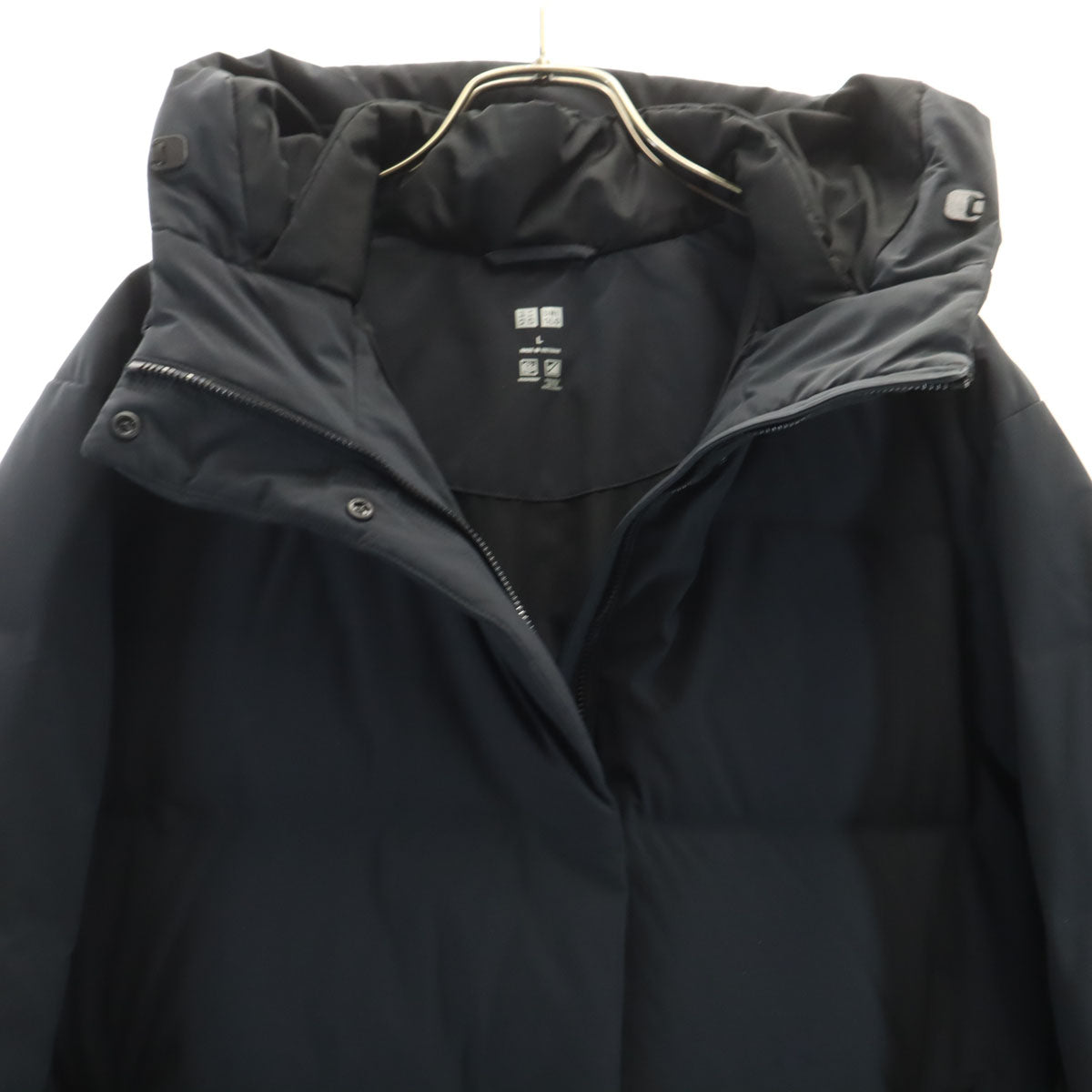 UNIQLO ユニクロ シームレス ダウンコート L ブラック レディース
