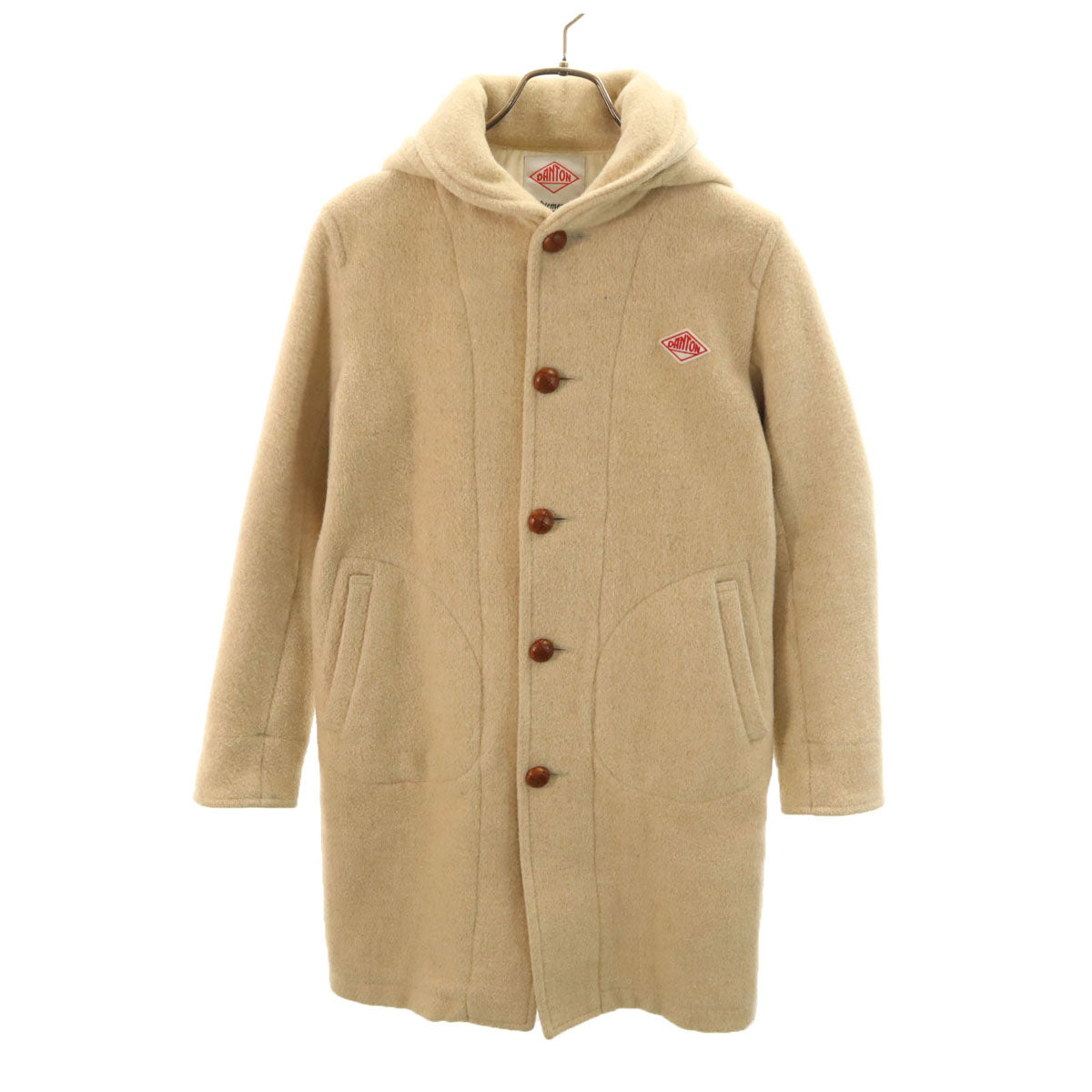 Danton ダントン ウールブレンド コート 36 ベージュ系 レディース
