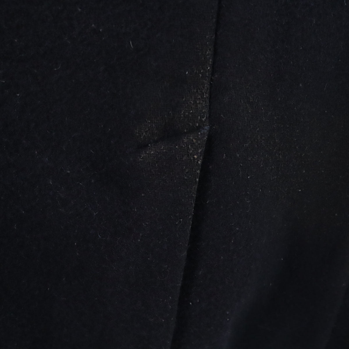 Danton ダントン 日本製 ウールモッサ ロングコート 36 ネイビー レディース