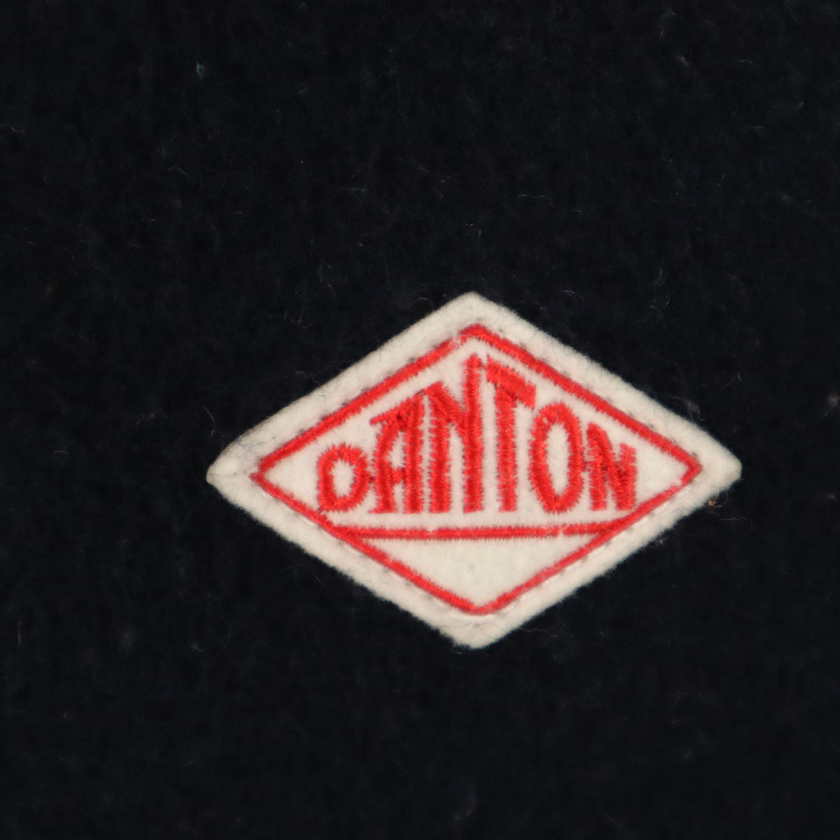 Danton ダントン 日本製 ウールモッサ ロングコート 36 ネイビー レディース