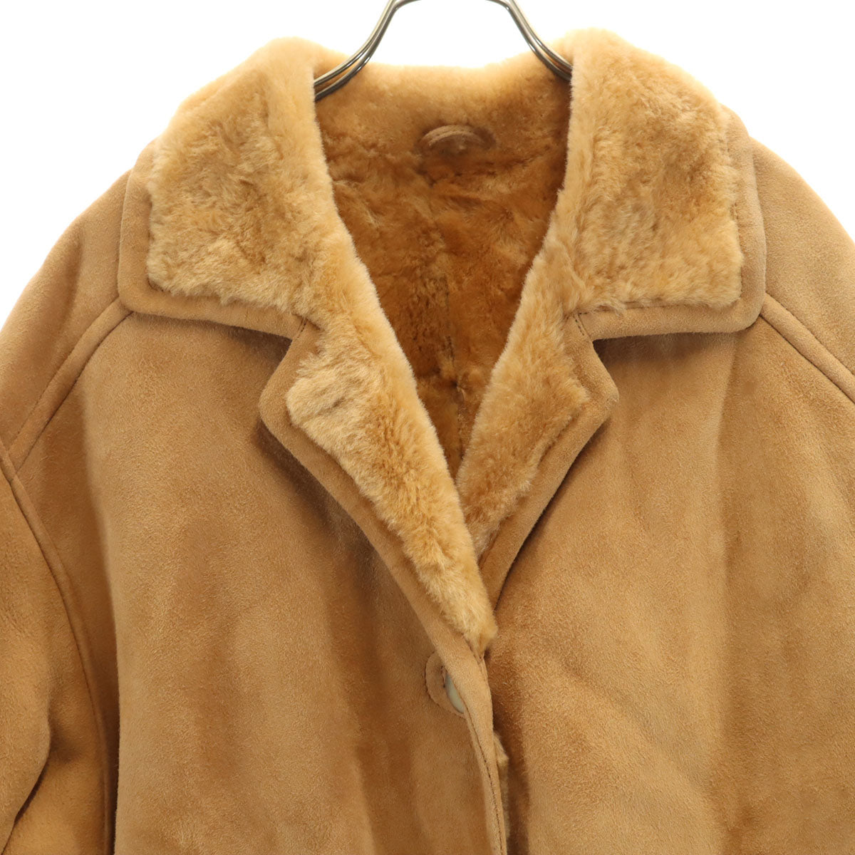 LE MOUTON ルムートン 70s 80s ヴィンテージ ムートンコート 42 ベージュ系 レディース