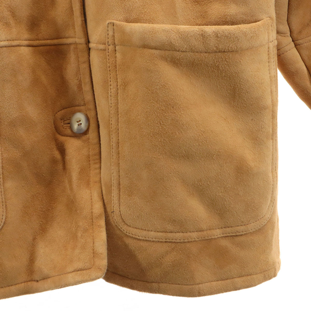 LE MOUTON ルムートン 70s 80s ヴィンテージ ムートンコート 42 ベージュ系 レディース