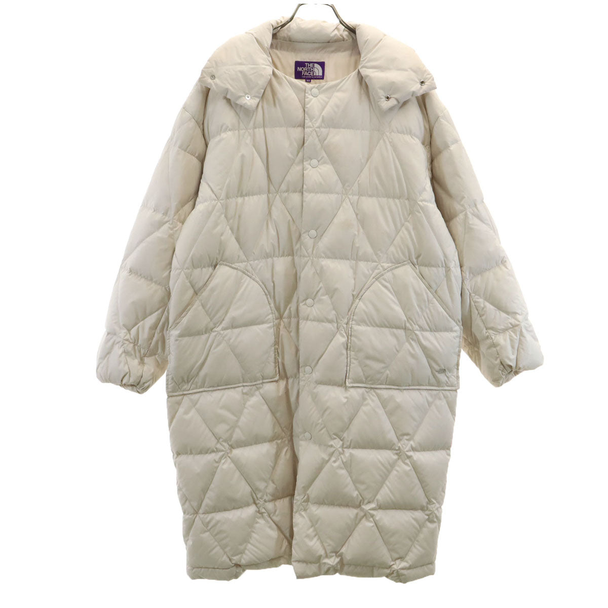 THE NORTH FACE PURPLE LABEL ノースフェイス パープルレーベル キルティング ダウンコート WS アイボリー系 ナナミカ アウトドア レディース