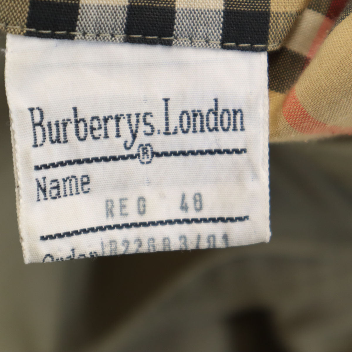 Burberrys バーバリーズ 英国製 ステンカラーコート 48 グレージュ メンズ