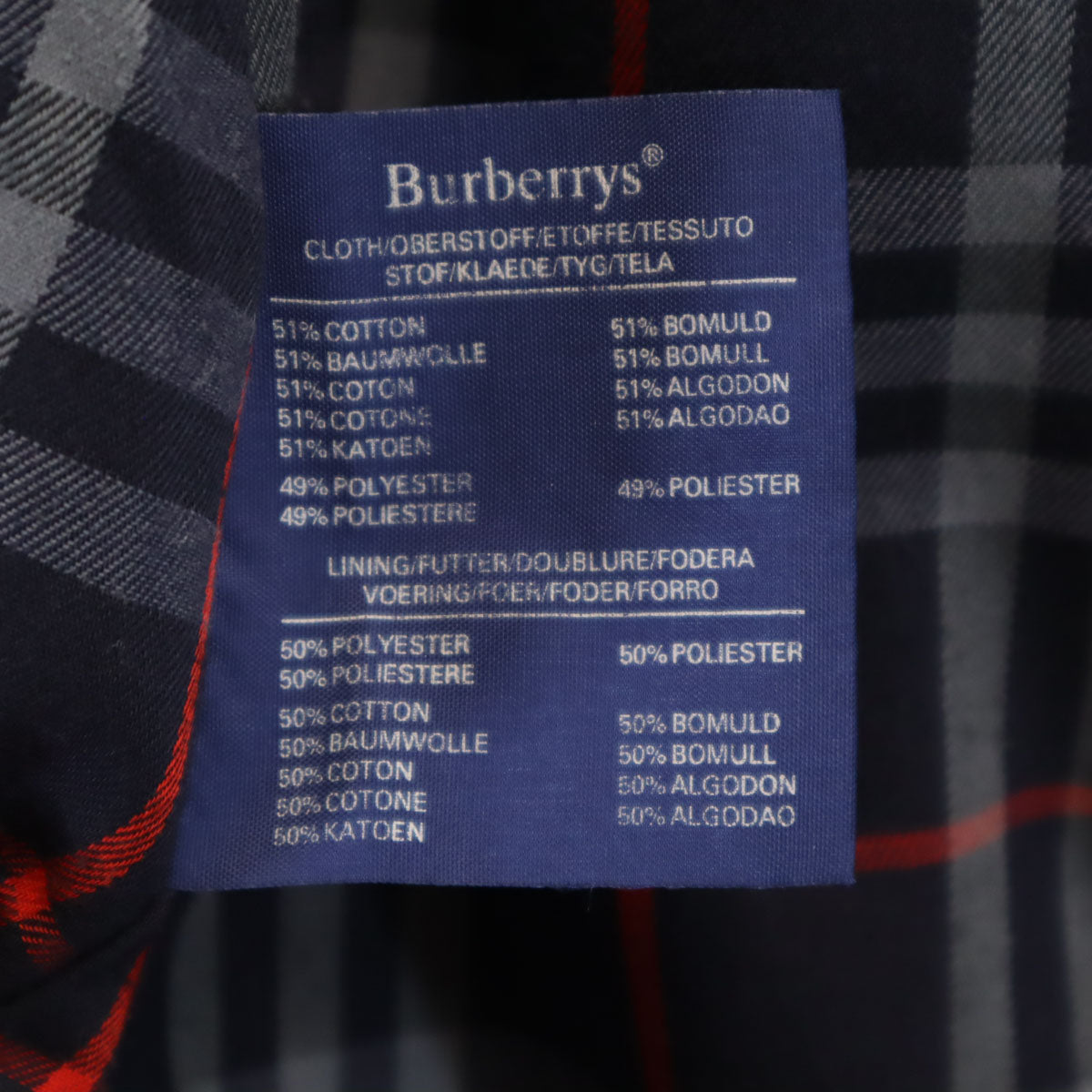 Burberrys バーバリーズ 90s 英国製 オールド ステンカラーコート 46 ネイビー メンズ