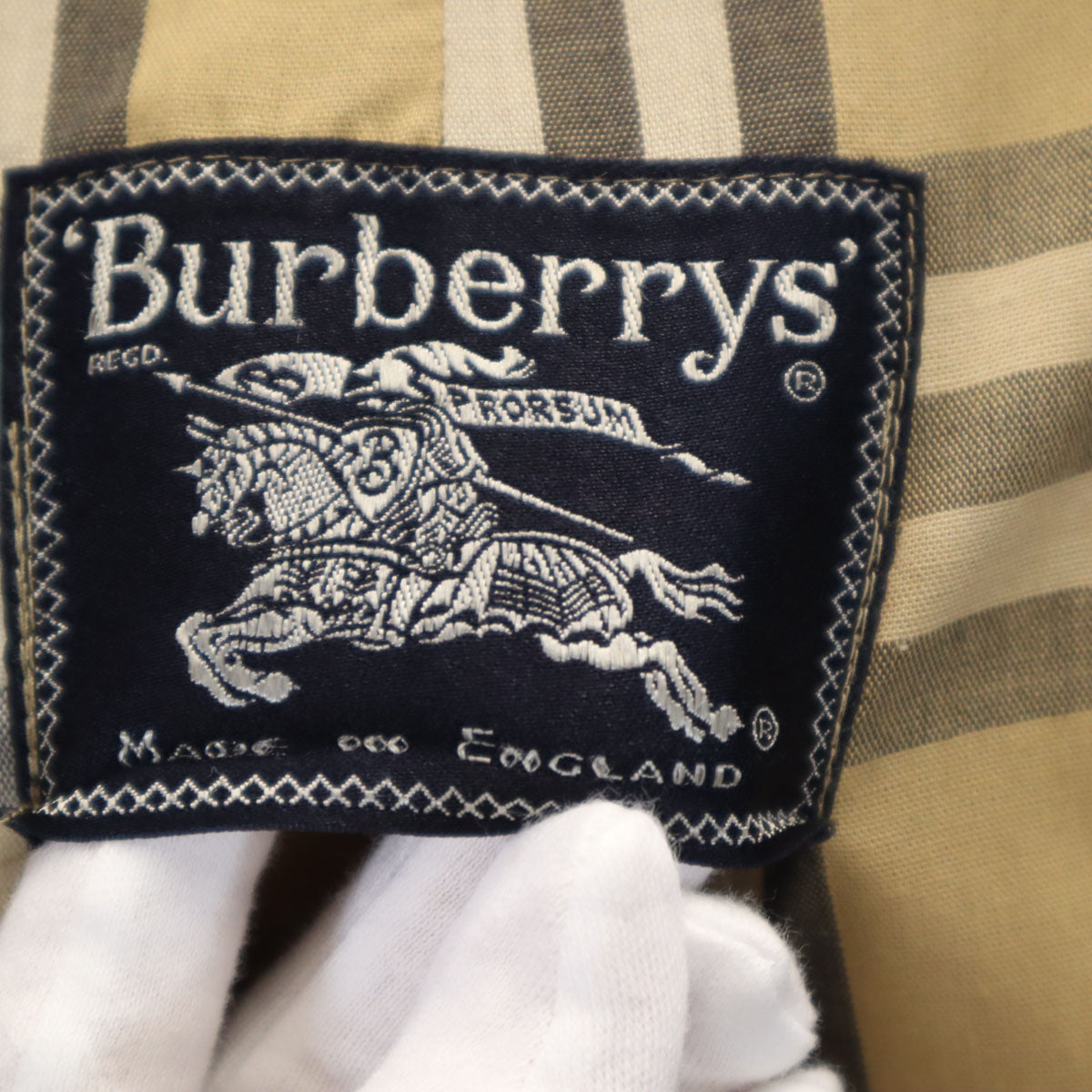 Burberrys バーバリーズ 80s 英国製 ヴィンテージ トレンチコート 46 ブラウン メンズ