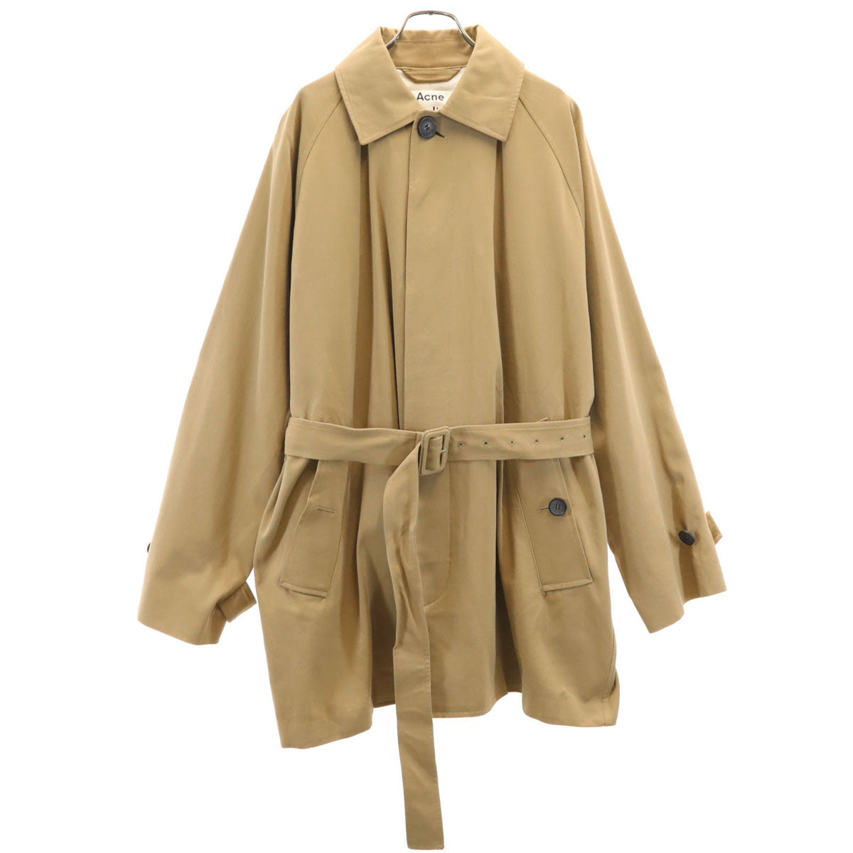 ACNE STUDIOS アクネストゥディオズ ステンカラーコート 46 ベージュ メンズ