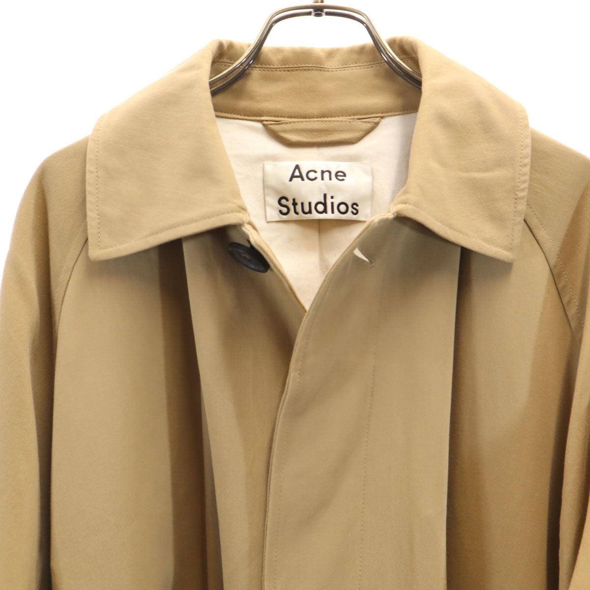 ACNE STUDIOS アクネストゥディオズ ステンカラーコート 46 ベージュ メンズ