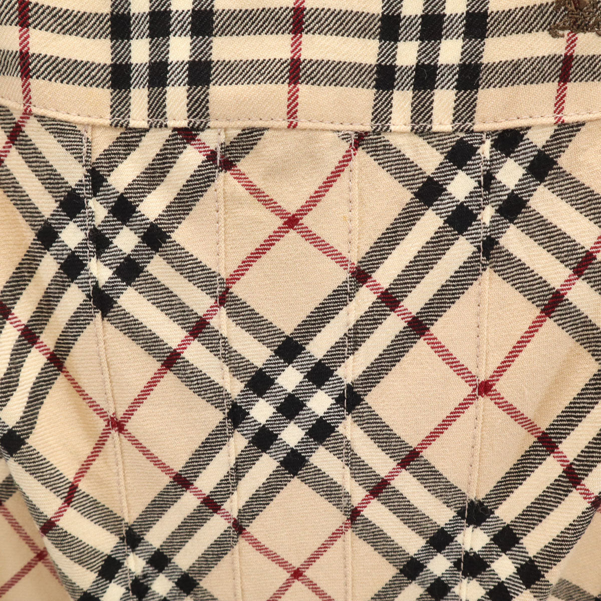 BURBERRY LONDON BLUE LABEL バーバリー ロンドン ブルーレーベル 日本製 ノバチェック ノースリーブ ワンピース 38 ベージュ 三陽商会 レディース