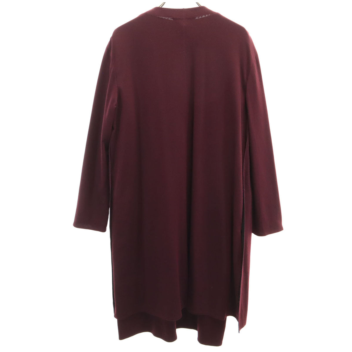 LANVIN LA COLLECTION ランバンコレクション 日本製 長袖 アンサンブル 38 ボルドー レディース
