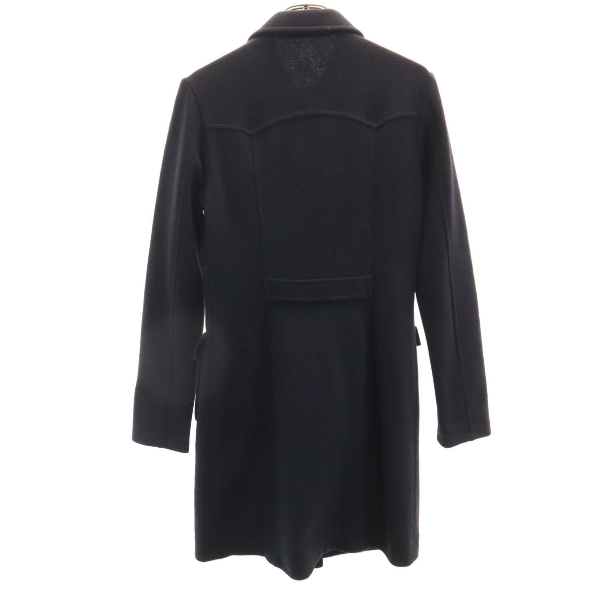 Burberrys OF LONDON BLUE LABEL バーバリーズオブロンドンブルーレーベル 90s オールド ウールコート 38 ブラック レディース
