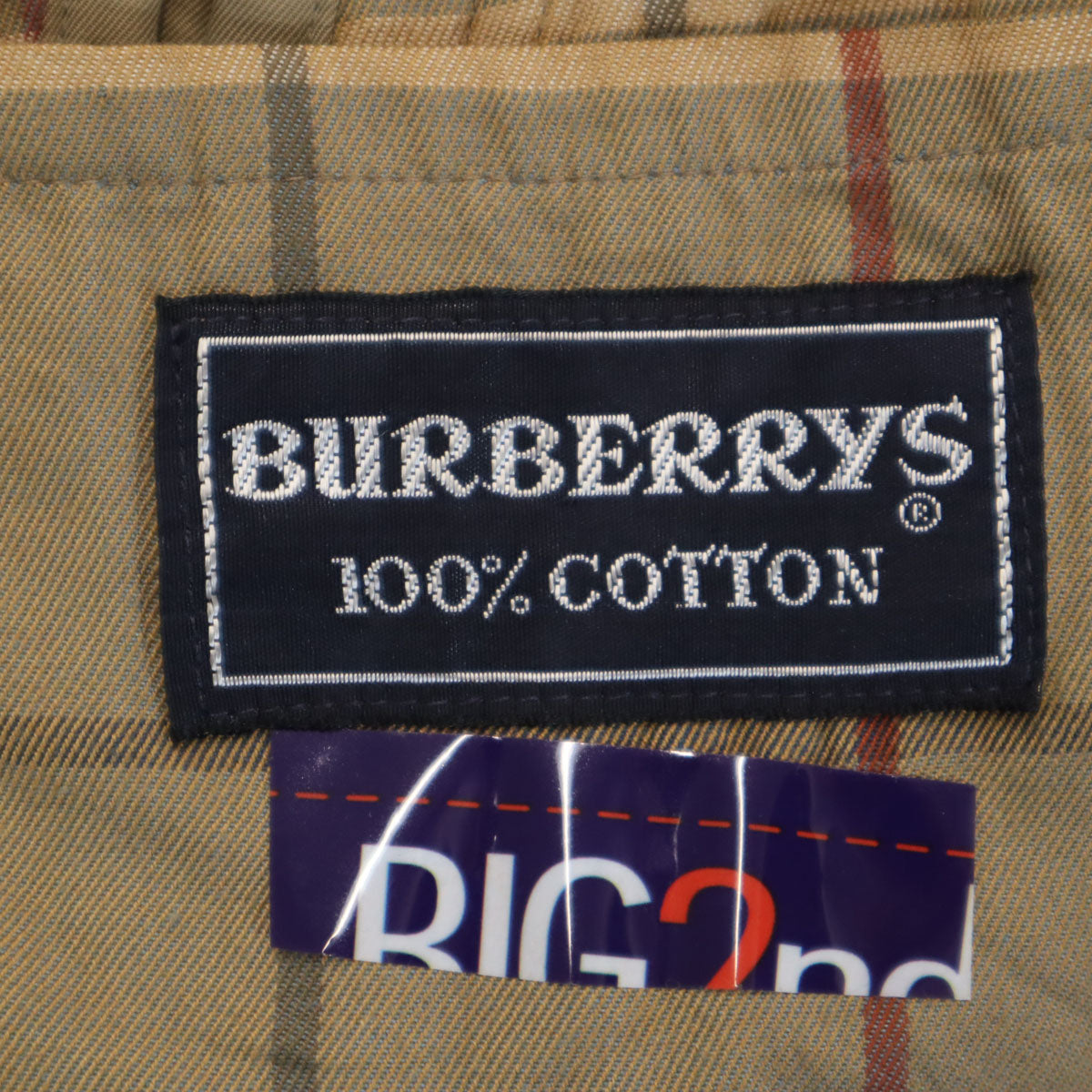 Burberrys バーバリーズ 90s 英国製 オールド ステンカラーコート 96 C92B モカブラウン ライナー付き メンズ