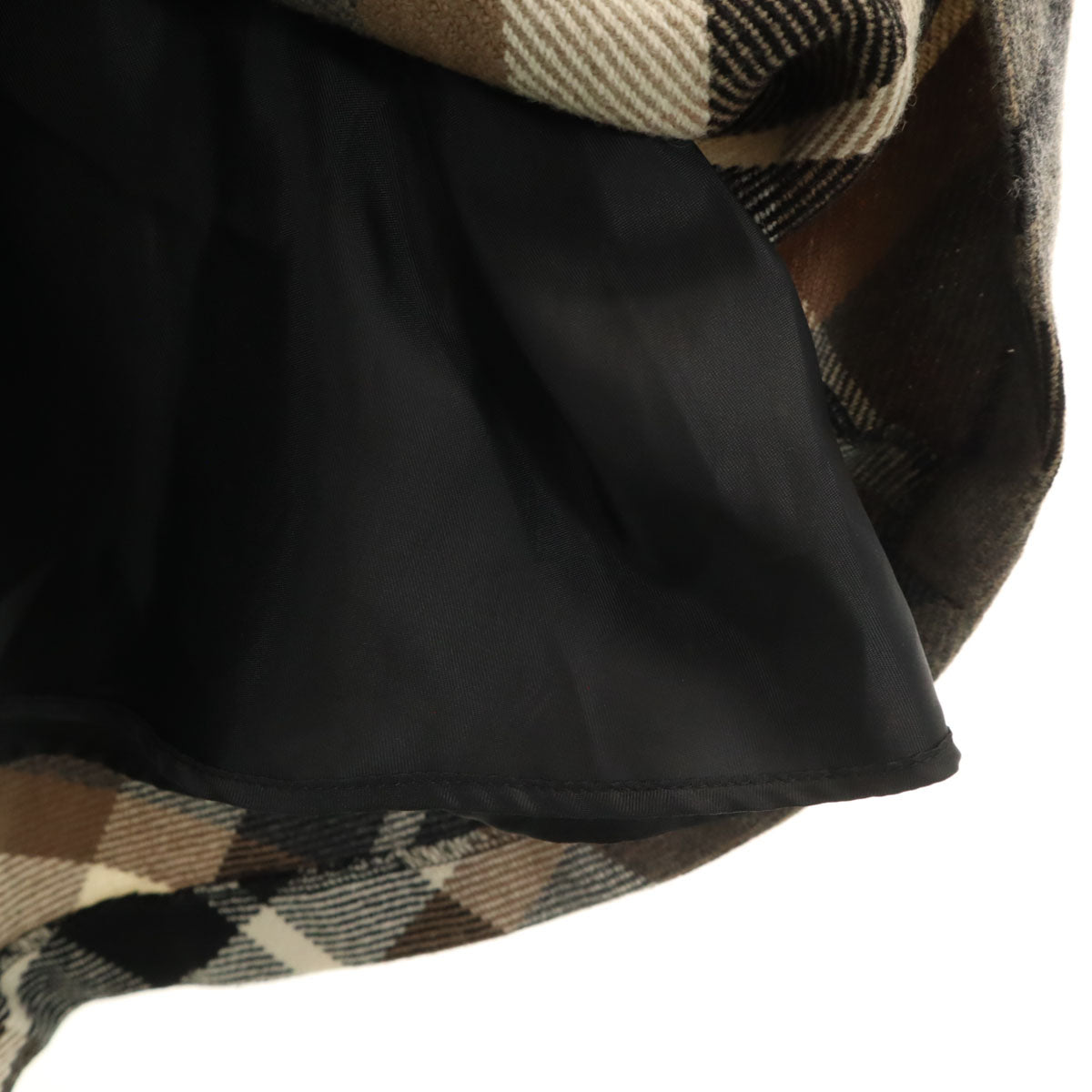 BURBERRY LONDON BLUE LABEL バーバリー ロンドン ブルーレーベル チェック柄 ノースリーブ ミニワンピース 36 グレー 三陽商会 レディース