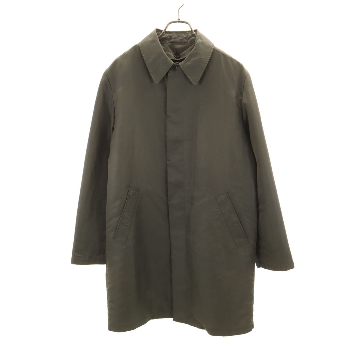 Paul Smith LONDON ポールスミスロンドン 日本製 ステンカラーコート M チャコールグレー ライナー付き メンズ