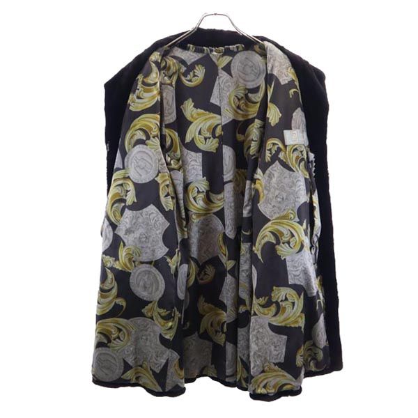 SAGA MINK サガミンク リアルファー コート 焦茶系 毛皮 レディース