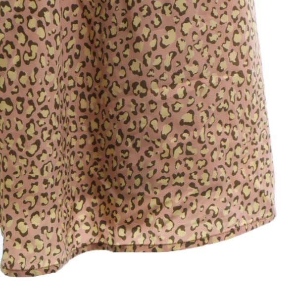 Lily Brown リリーブラウン 総柄 長袖 ロングワンピース F パッチワーク風 レディース