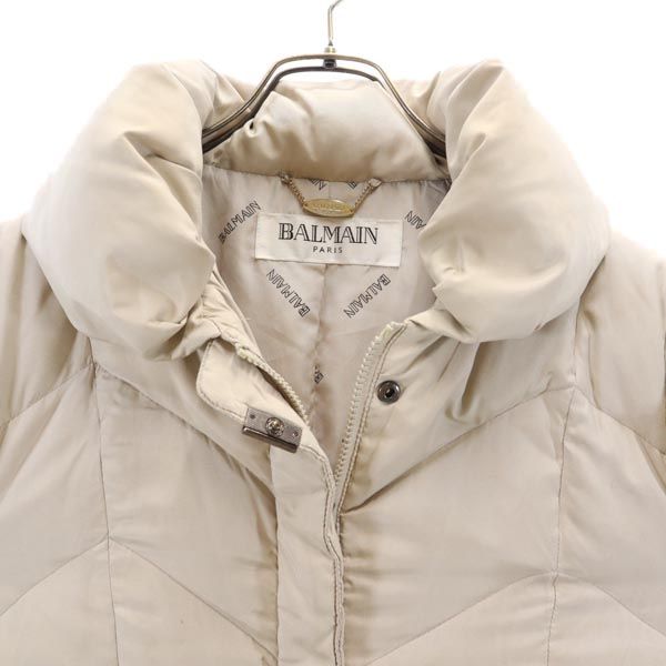 BALMAIN バルマン ダウンジャケット L アイボリー レディース