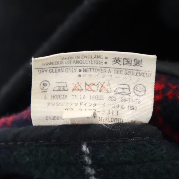 Gloverall グローバーオール 英国製 ウールブレンド ダッフルコート 44 グレー レディース