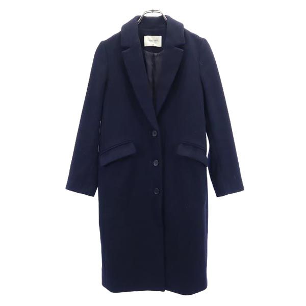 PUBLIC TOKYO パブリックトウキョウ 日本製 カシミヤブレンド チェスターコート 1 ネイビー レディース