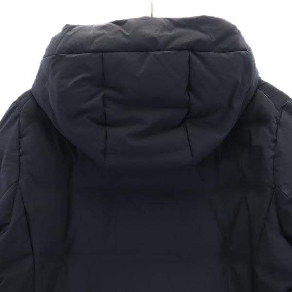UNIQLO ユニクロ シームレス ダウンコート L ネイビー系 レディース