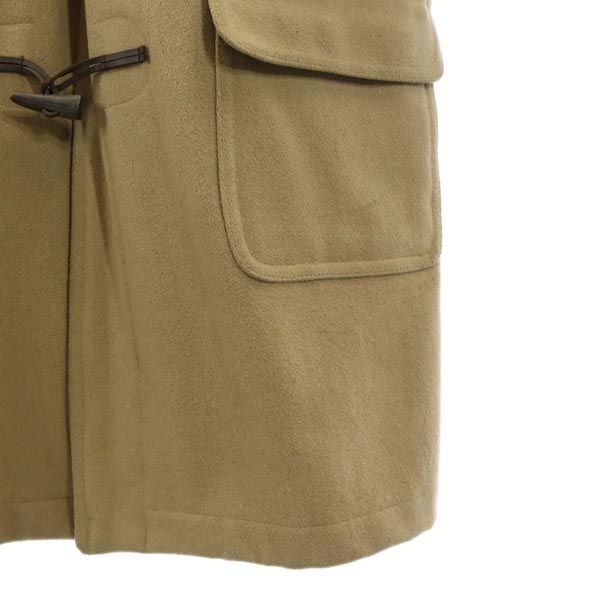 SLAP SHOT スラップショット 英国製 ウールブレンド ダッフルコート S ベージュ系 メンズ
