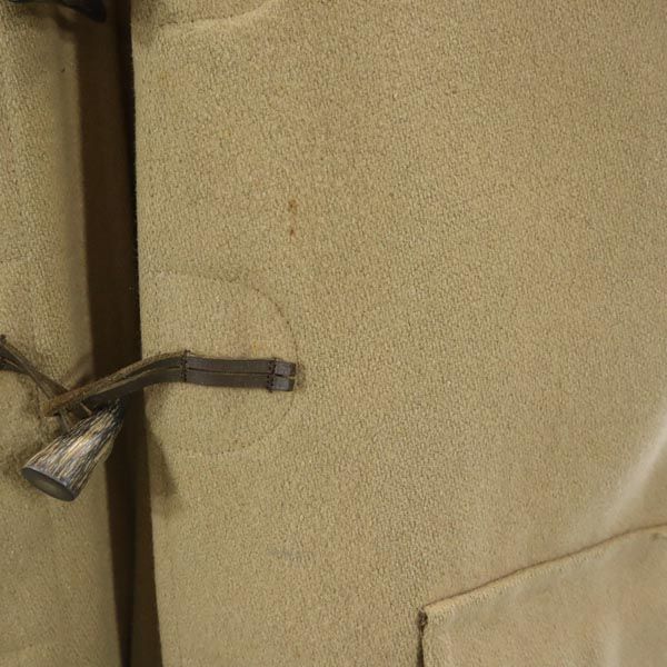 SLAP SHOT スラップショット 英国製 ウールブレンド ダッフルコート S ベージュ系 メンズ