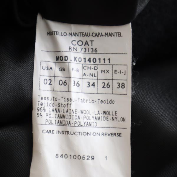 MAX&CO マックスアンドコー 2WAY ロングコート 38 黒 レディース