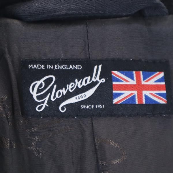 Gloverall グローバーオール 英国製 チェスターコート 黒 メンズ