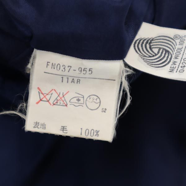 Burberrys バーバリーズ 90s 白タグ ウール チェスターコート 11AR パープル レディース