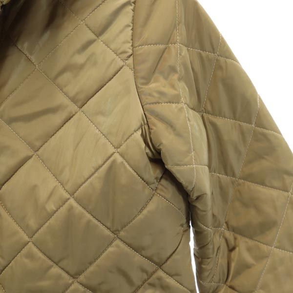 Mackintosh マッキントッシュ キルティングコート 34 キャメル フード レディース