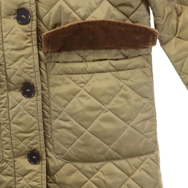 Mackintosh マッキントッシュ キルティングコート 34 キャメル フード レディース