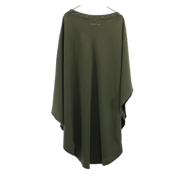 MM6 エムエムシックス イタリア製 ポンチョ 40 深緑系 Martin Margiela レディース