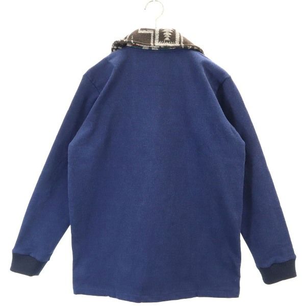 新品 HB エイチビー ノスタルジックインディゴ ジャケット M 青 ショールカーディガン メンズ