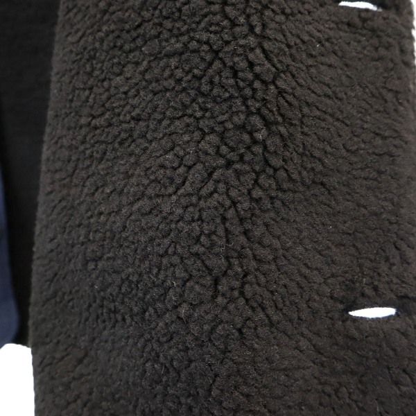 新品 HB エイチビー オルタネイト フーディボア ベスト M 青 紺 デニムクレイジー切替 メンズ