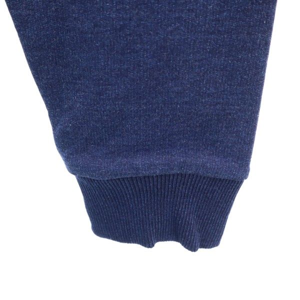 新品 HB エイチビー 長袖 ボヘミアン スウェット切替 トレーナー L 青 茶 ネイティブ インディゴ裏毛 メンズ