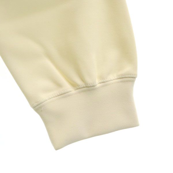 新品 quolt クオルト 長袖 カットソー XL オフホワイト TECK-FLEECE CUTSEW 裏起毛 プルオーバー カンガルーポケット メンズ