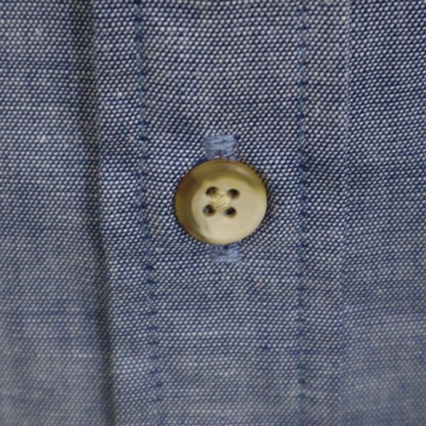 新品 dorobou nikki 泥棒日記 風呂敷柄 唐草模様 絣 長袖 バック 切替 シャツ 大 ネイビー メンズ