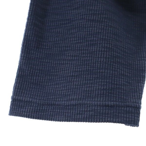 新品 HB エイチビー 7分袖 スラブリップルバイカラー 1B ヘンリー Tシャツ M 白系 メンズ