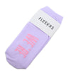 未使用 フリーカーズ 木佐貫まや ソックス 23～25cm パープル FLEEKRS 靴下 MESSAGE SOCKS WE’RE CLEVER 女の子は賢い レディース