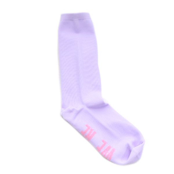 未使用 フリーカーズ 木佐貫まや ソックス 23～25cm パープル FLEEKRS 靴下 MESSAGE SOCKS WE’RE CLEVER 女の子は賢い レディース