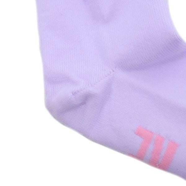 未使用 フリーカーズ 木佐貫まや ソックス 23～25cm パープル FLEEKRS 靴下 MESSAGE SOCKS WE’RE CLEVER 女の子は賢い レディース