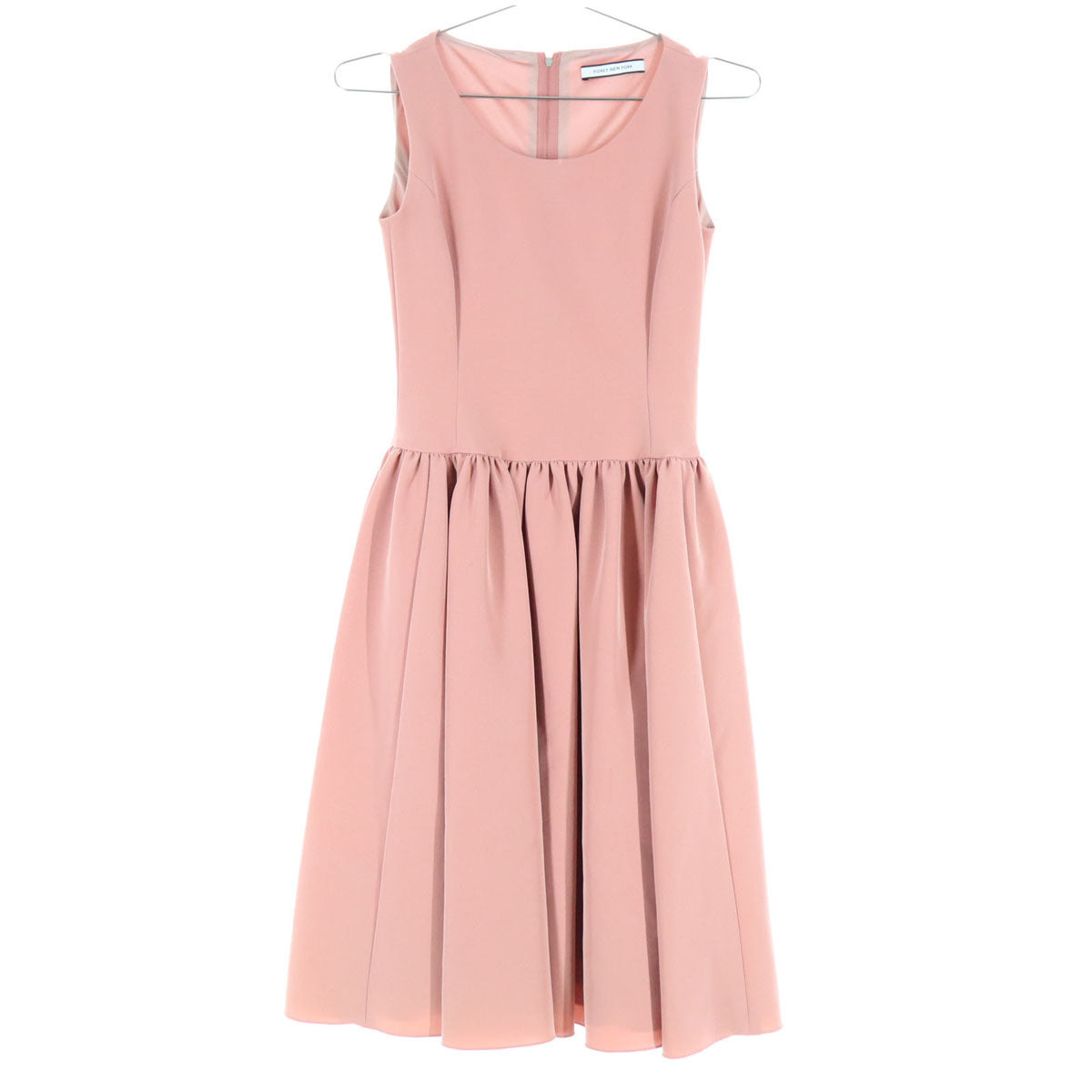 FOXEY NEW YORK フォクシーニューヨーク 日本製 40360-NA0FZ122T ノースリーブ ワンピース 38 ピンク レディース