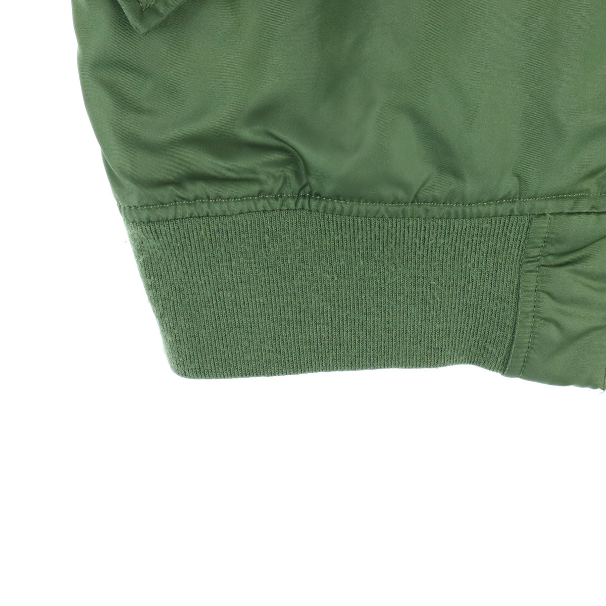 ALPHA INDUSTRIES INC アルファインダストリーズ 迷彩柄 長袖 リバーシブル フライトジャケット S グリーン メンズ