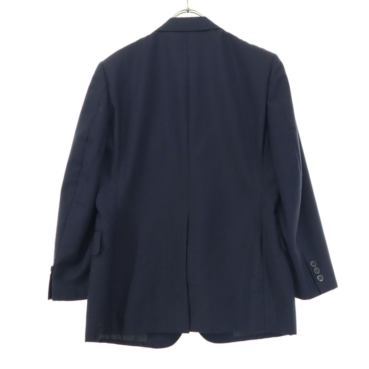 美品 BURBERRY バーバリー 長袖 テーラードジャケット ネイビー C-TK83 メンズ